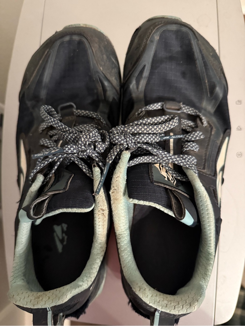 Altra Women's Navy and Mint Trail Runners
